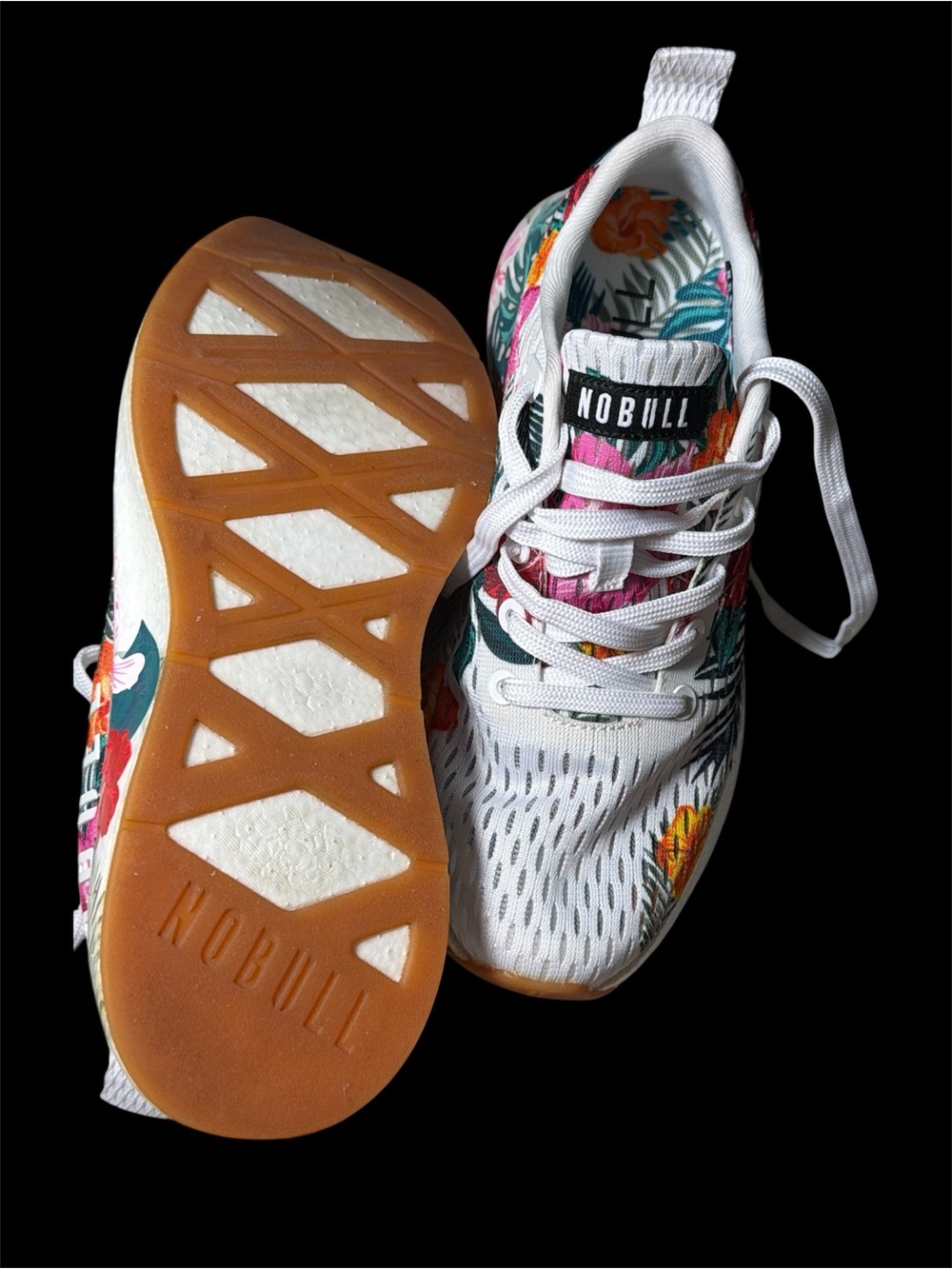 NOBULL White Floral Tropical Trainer - Picture 6 of 6